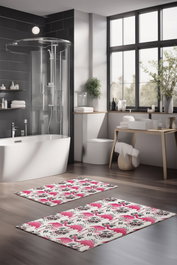 Mijölnir Juego de alfombrillas de baño CT-5336, 2 piezas, Multicolor